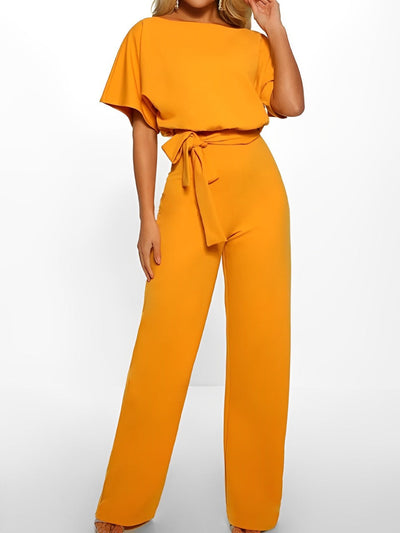Thais - Eleganter Damen Jumpsuit Sommer Mit Hoher Taille Für Festliche Anlässe