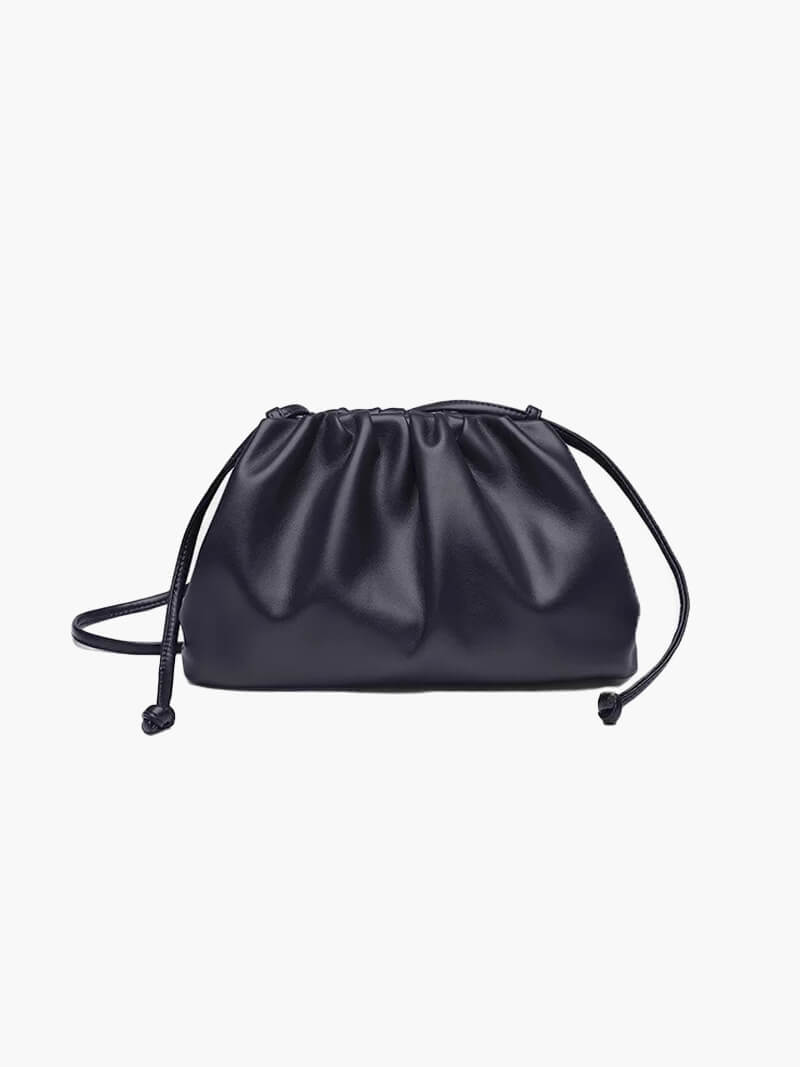 Damen Crossbody Tasche aus veganem Leder – Elegante Dumpling Bag
