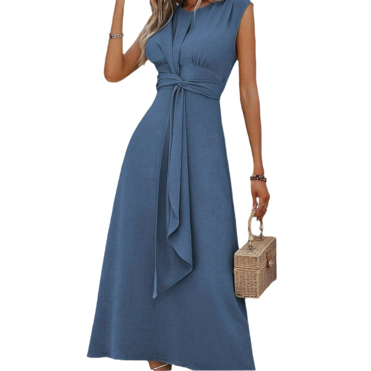 Ärmelloses Midikleid | Tailliertes Design | Sommerlicher Chic