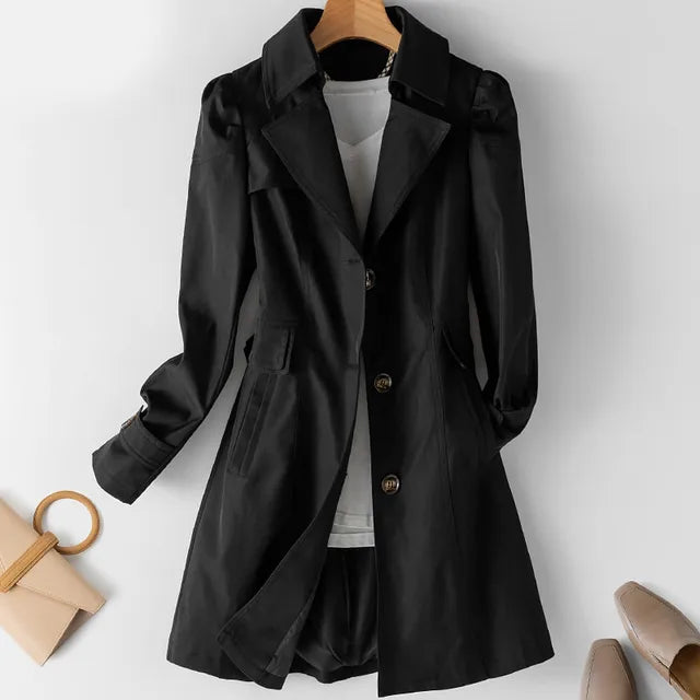 Avelena | Trenchcoat Eindreiher