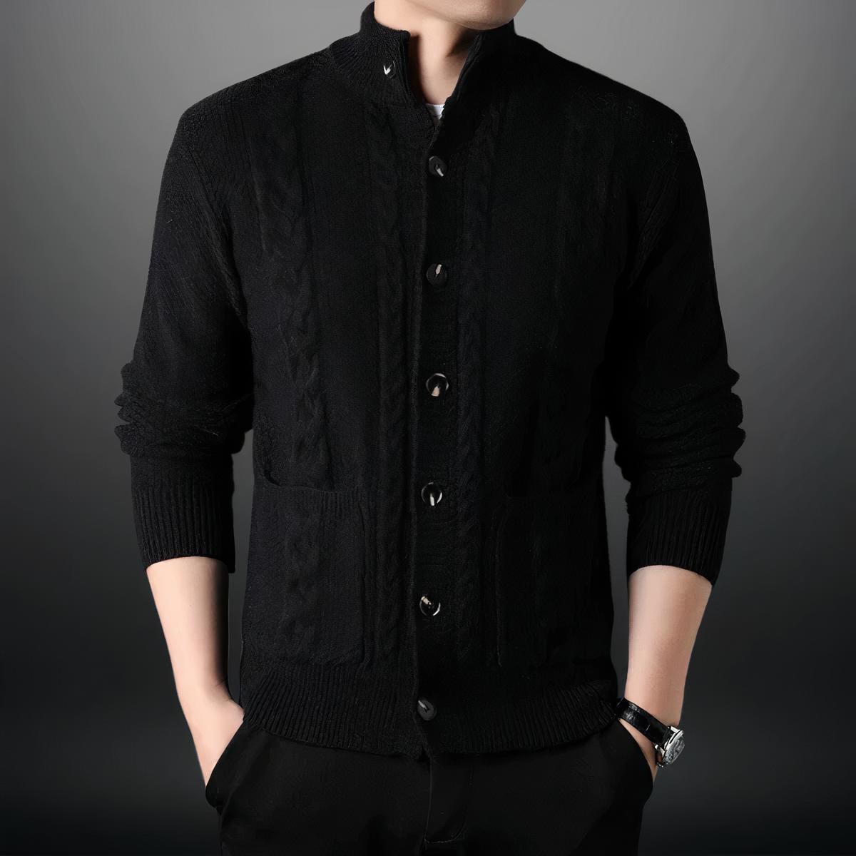 Avelena | Modischer Strickcardigan für Männer