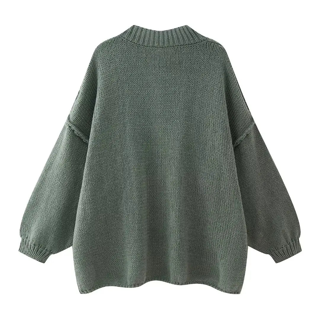 Avelena | Gebreid Oversized-Weste