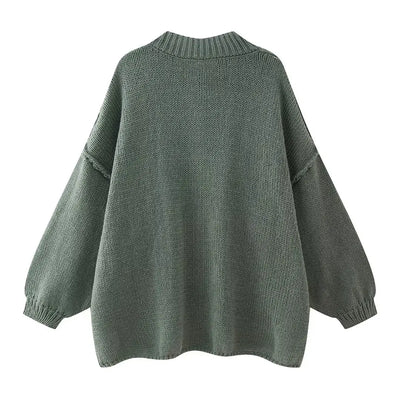 Avelena | Gebreid Oversized-Weste