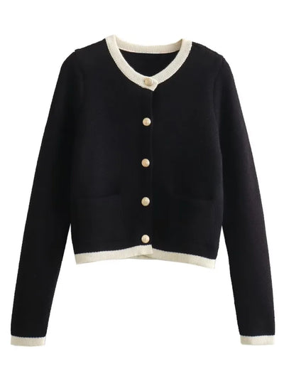Avelena | Rundhals-Slim-Pullover