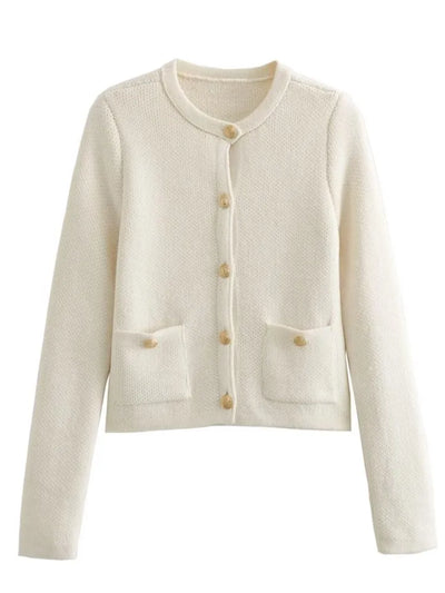 Avelena | Rundhals-Slim-Pullover