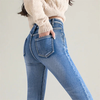 Avelena | Dehnbare Thermo-Jeans