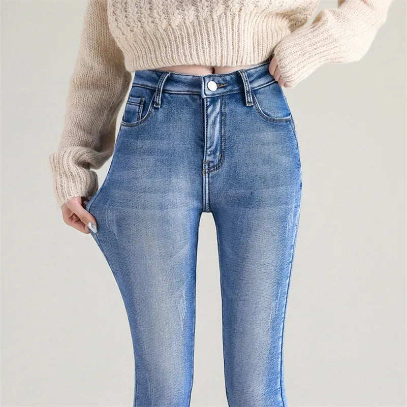 Avelena | Dehnbare Thermo-Jeans