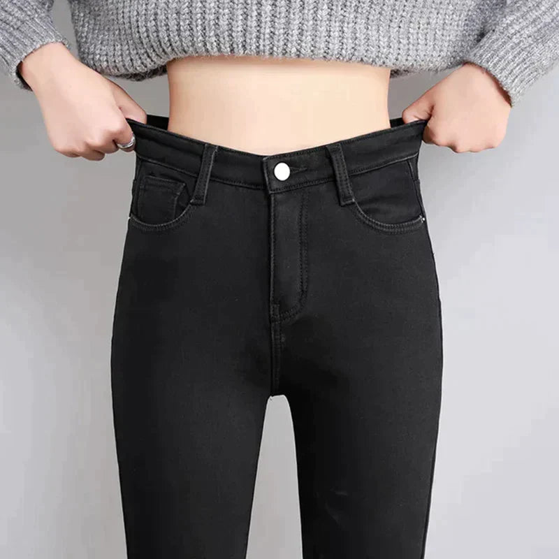 Avelena | Dehnbare Thermo-Jeans