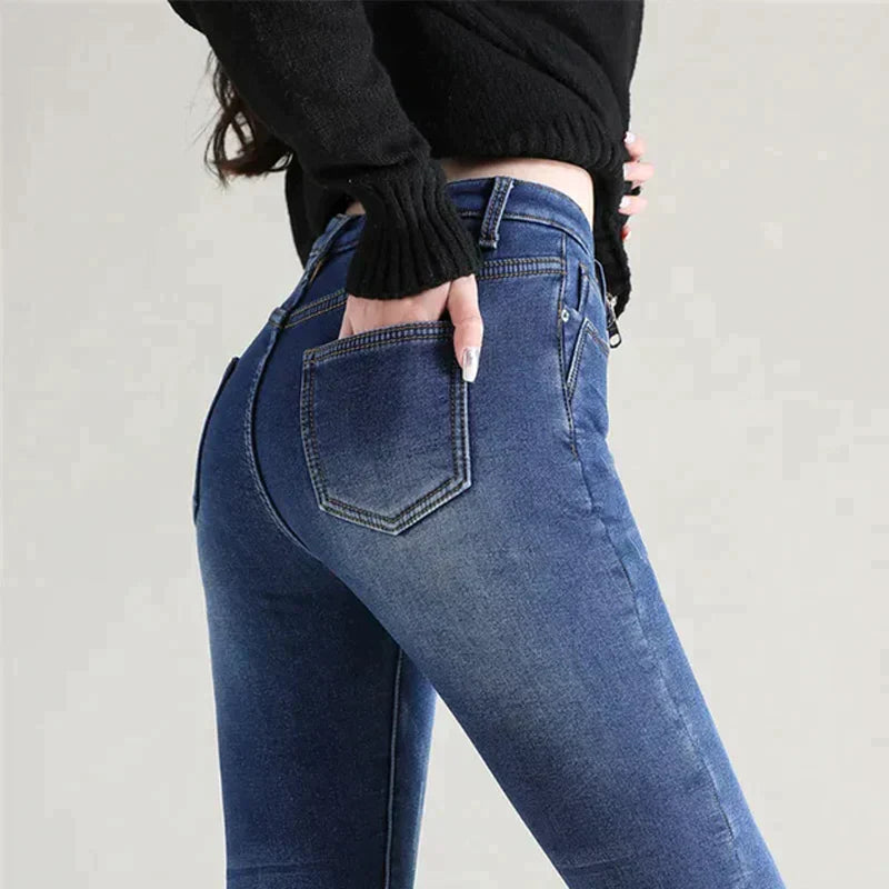 Avelena | Dehnbare Thermo-Jeans