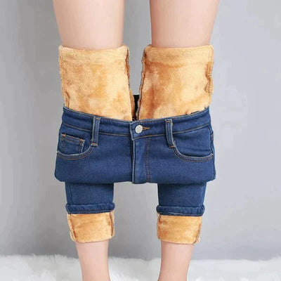 Avelena | Dehnbare Thermo-Jeans