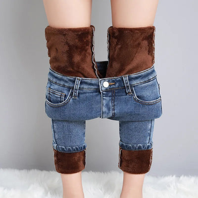 Avelena | Dehnbare Thermo-Jeans