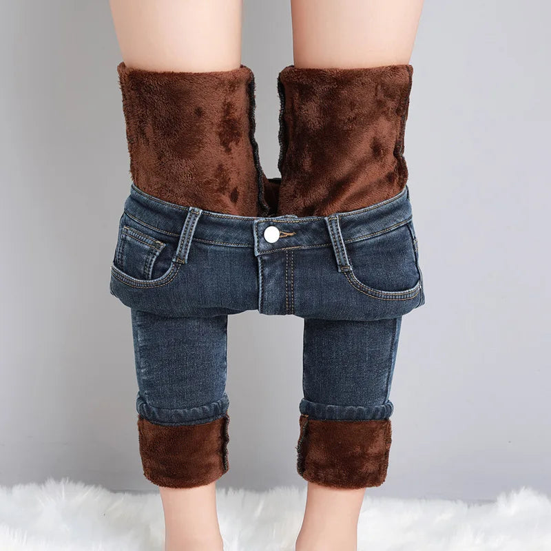 Avelena | Dehnbare Thermo-Jeans