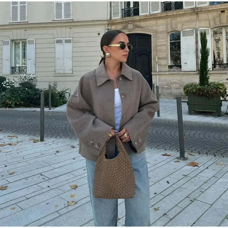 Theresa | Vielseitig kombinierbare elegante Übergangsjacke