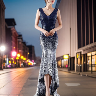Avelena | Hochwertiger Stoff Slim Fit Kleid