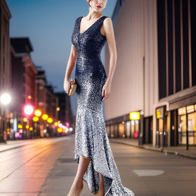 Avelena | Hochwertiger Stoff Slim Fit Kleid