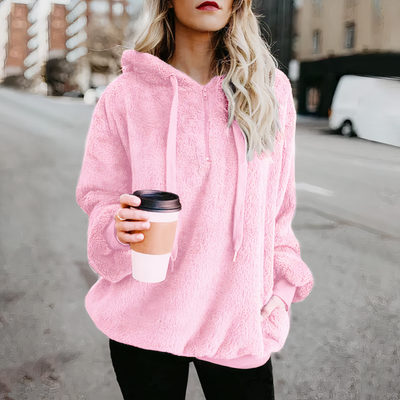 Avelena | Warmer Plüsch-Hoodie