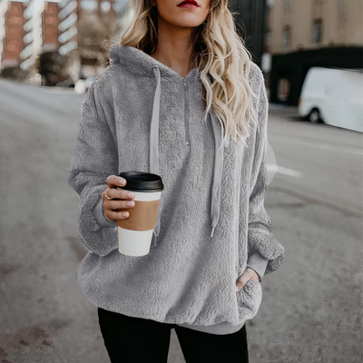 Avelena | Warmer Plüsch-Hoodie