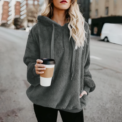 Avelena | Warmer Plüsch-Hoodie