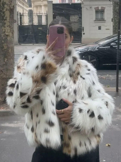 Anouk | Oversize-Kunstfelljacke