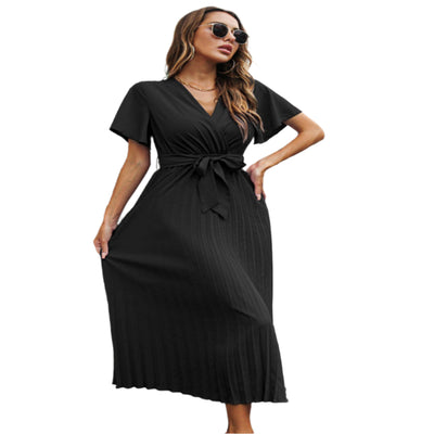 Grünes - wickelkleid laura