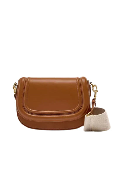 HOCHWERTIGE BRAUNE VALENCIA SATTELTASCHE