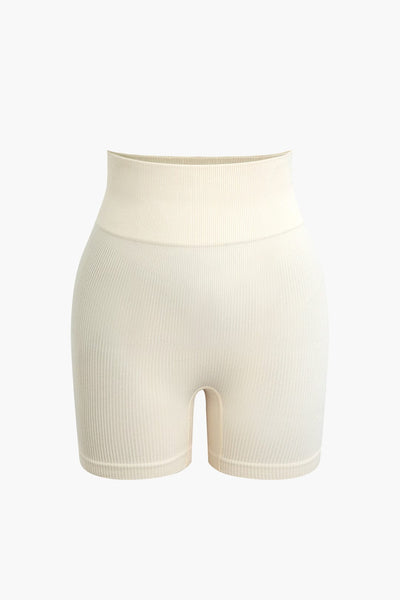 Elaine | Nahtloses Sport-Set mit Crop-Top & Yoga-Shorts