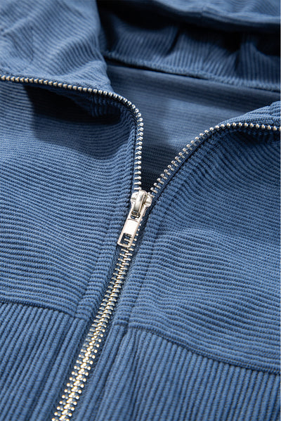 Cordjacke mit Reißverschluss | Lässig & Vielseitig | Modernes Design