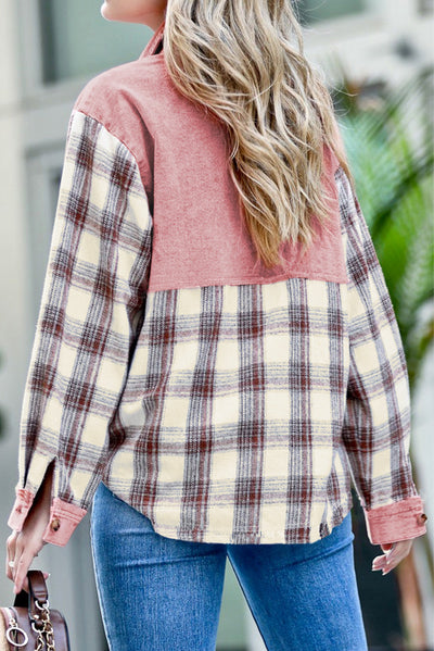 Cord-Hemdjacke mit Karomuster | Weicher Komfort | Lässiger Stil