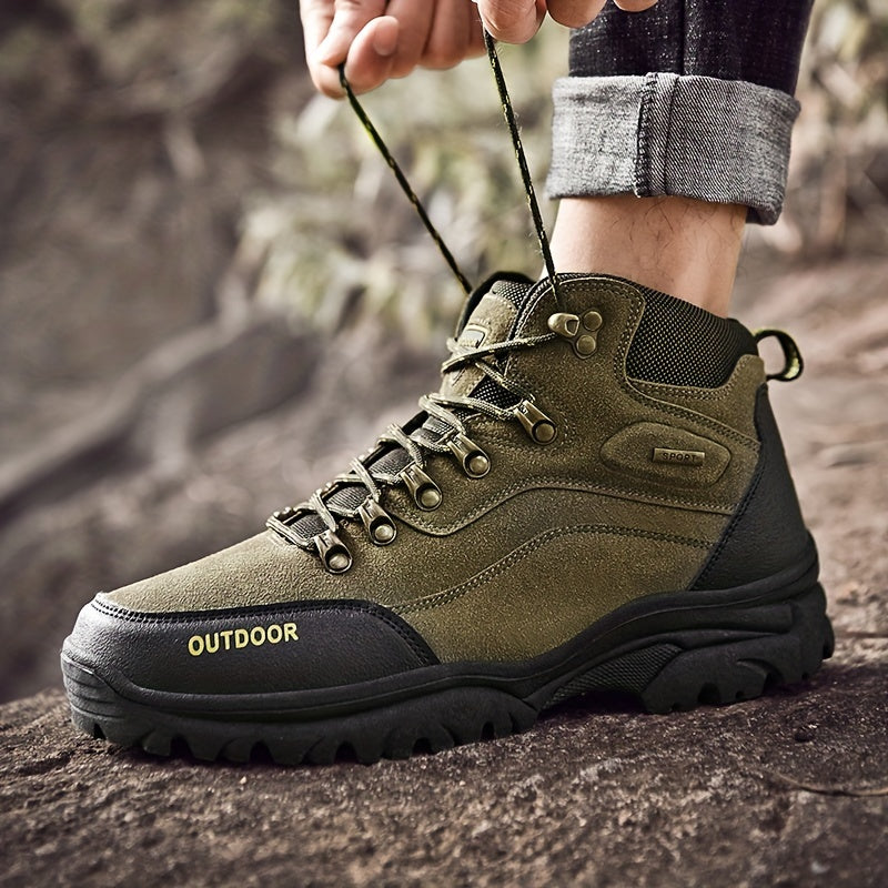 Winterschuhe Herren | Hoher Schnitt Outdoor Stiefel Mit Schnürung