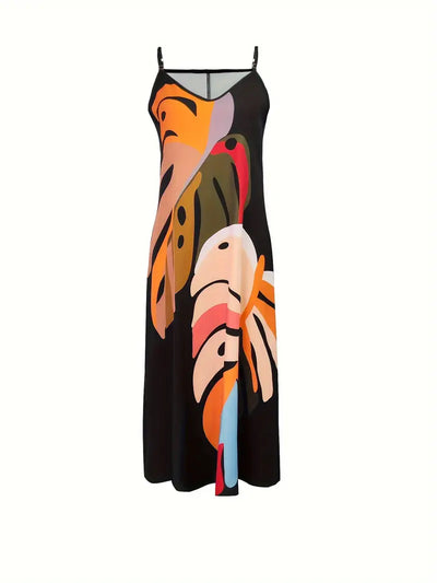Vixie – Leuchtendes ärmelloses Maxikleid