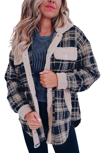 Karohemdjacke mit Teddyfutter | Kuschelig & Lässig | Winter-Style
