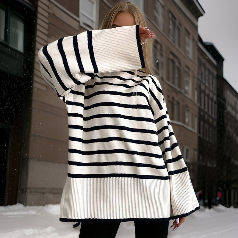 Avelena | Pullover mit Stehkragen