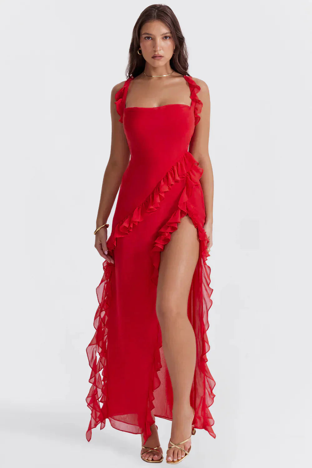 Avelena | Maxi Kleid mit Schlitz