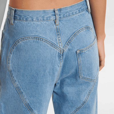 LIRIANA – High-Waisted Cutout Jeans