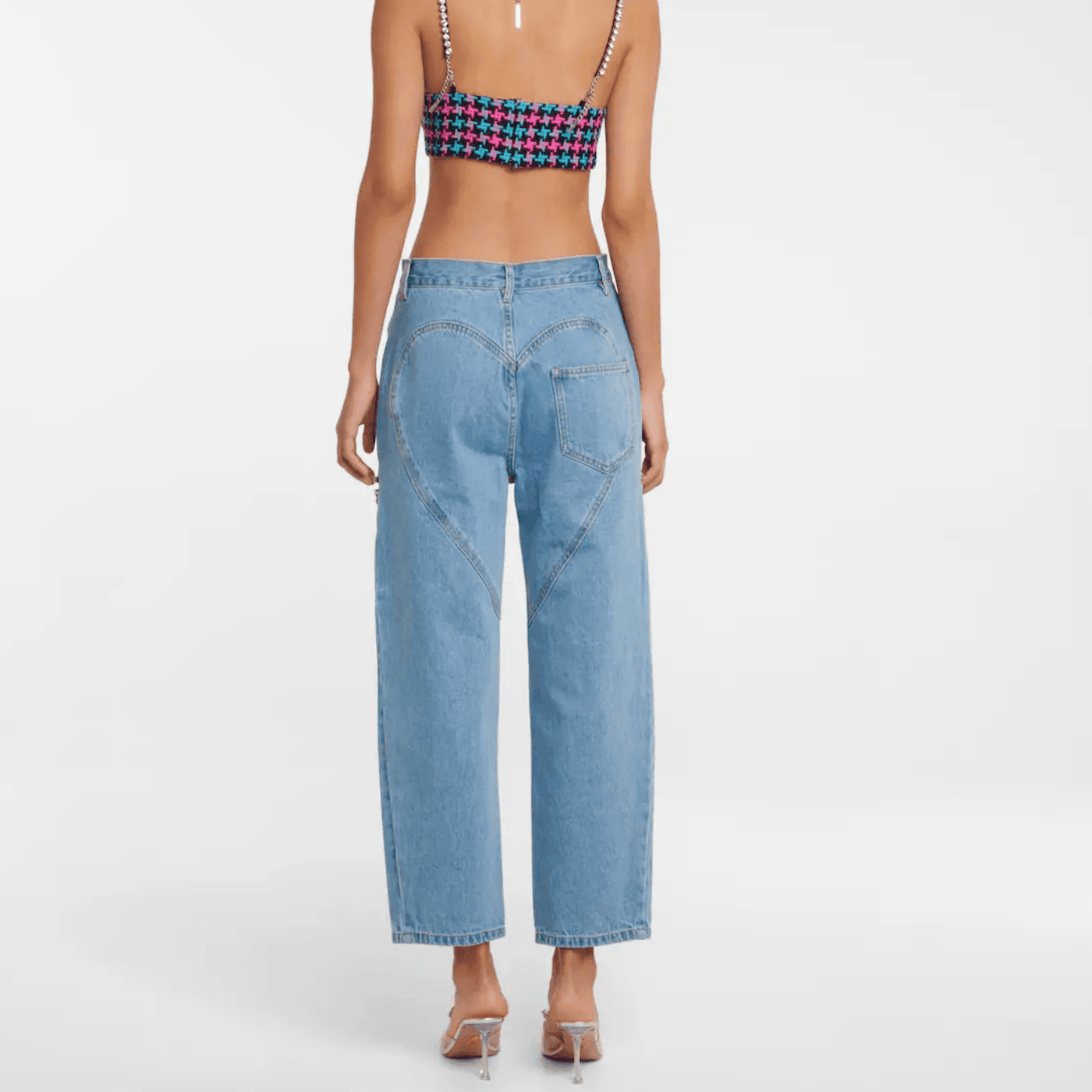 LIRIANA – High-Waisted Cutout Jeans