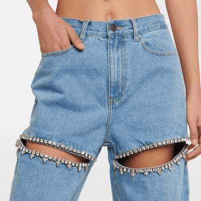 LIRIANA – High-Waisted Cutout Jeans