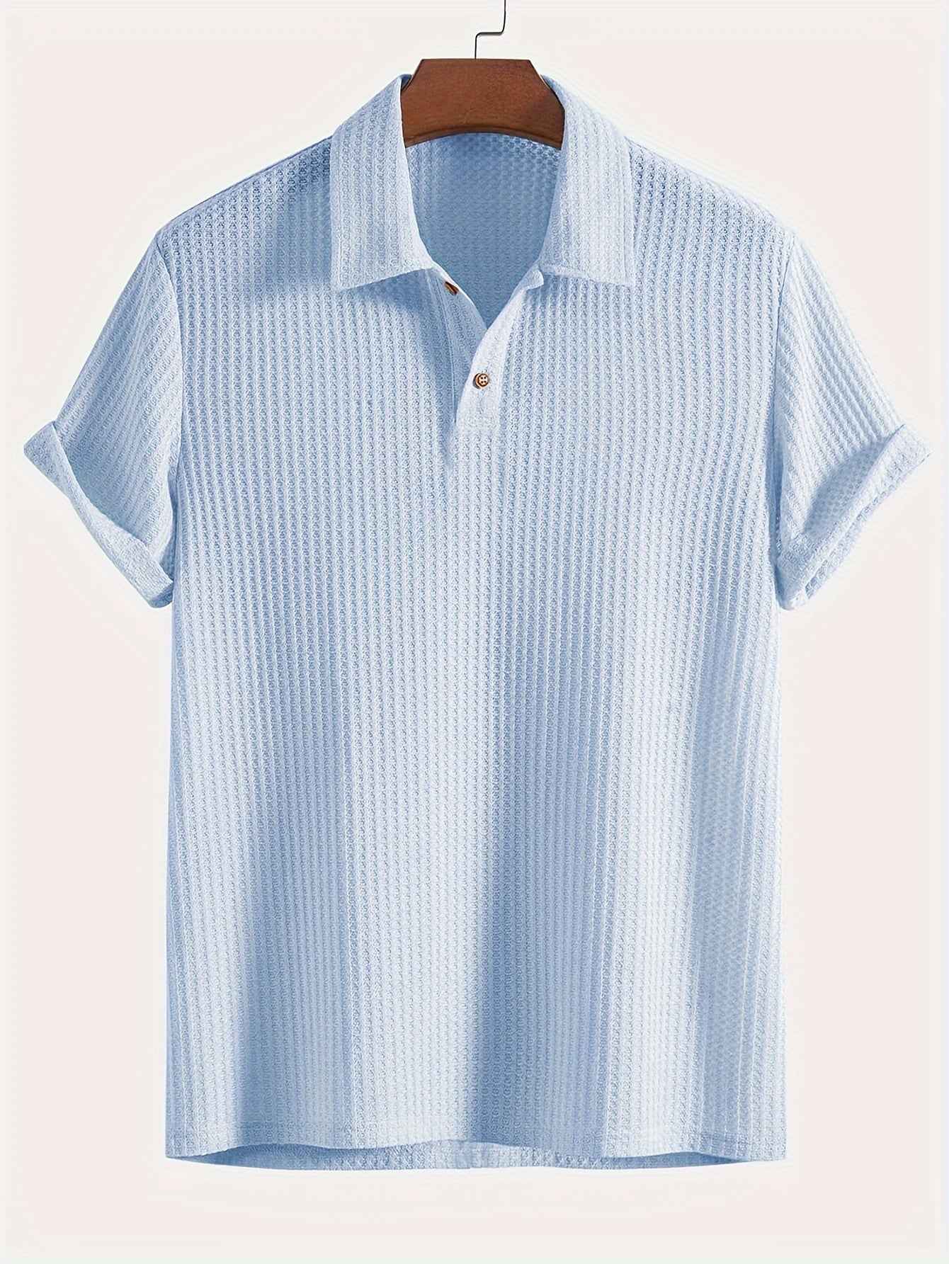 Herren Klassisches Strukturiertes Poloshirt | Bequem & Vielseitig | Smarter Casual-Look