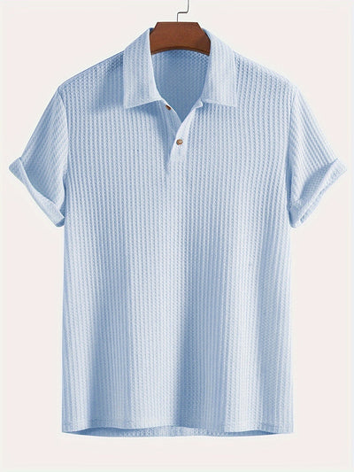 Herren Klassisches Strukturiertes Poloshirt | Bequem & Vielseitig | Smarter Casual-Look