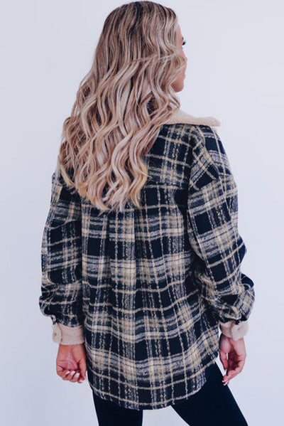Karohemdjacke mit Teddyfutter | Kuschelig & Lässig | Winter-Style