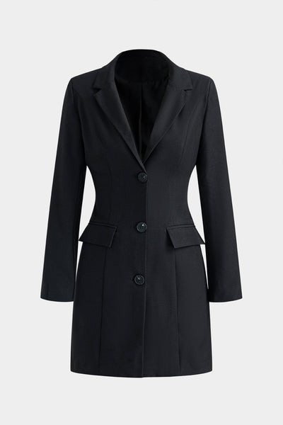 VIRENA – Individuell gestaltetes V-Ausschnitt Blazer-Minikleid