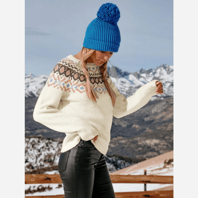 Pullover mit skandinavischem Muster | Weich & Bequem | Winter-Essential