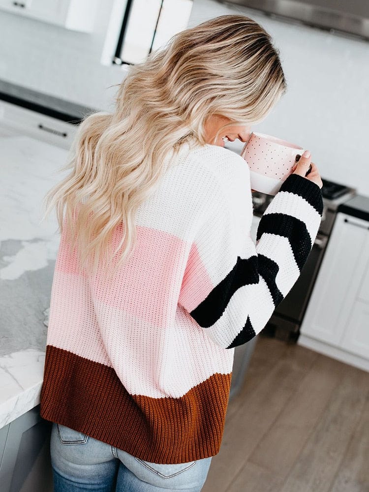 Gestreifter Pullover | Weicher Strick | Lässiger Look