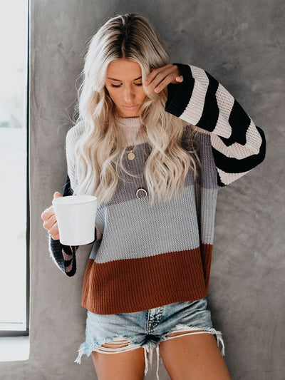Gestreifter Pullover | Weicher Strick | Lässiger Look