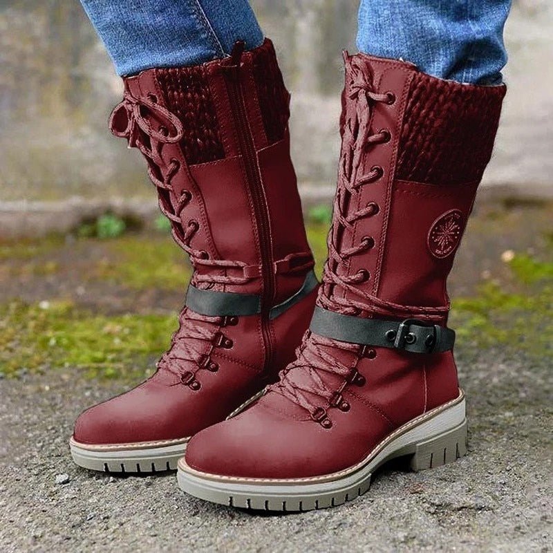 Avelena | Bequeme Stiefel mit Rutschfester Sohle