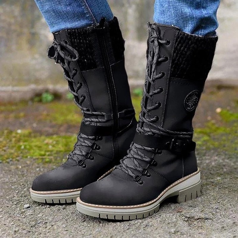 Avelena | Bequeme Stiefel mit Rutschfester Sohle