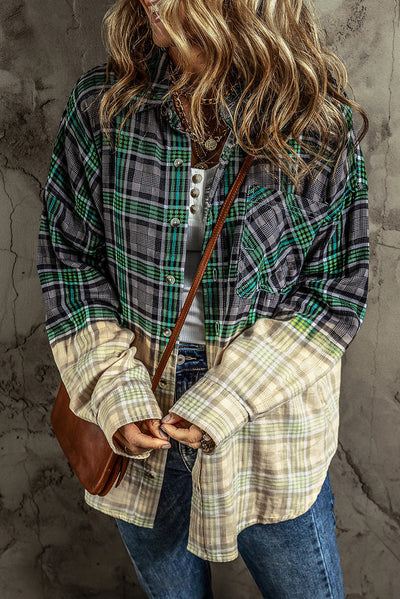 Karierte Oversized-Hemdjacke | Lässiger Komfort | Modernes Design