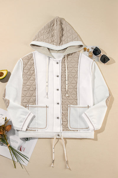 Gesteppte Kapuzenjacke | Leichte Textur | Lässiger Komfort