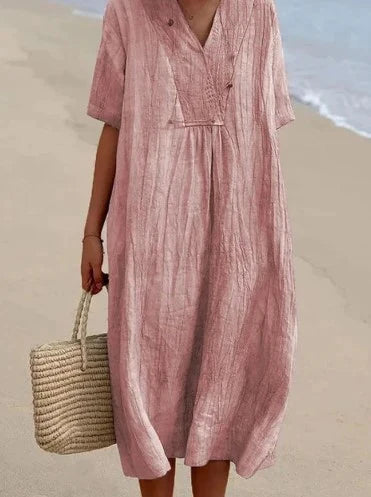 Luftiges sommerkleid im boho-stil - leichtigkeit & komfort