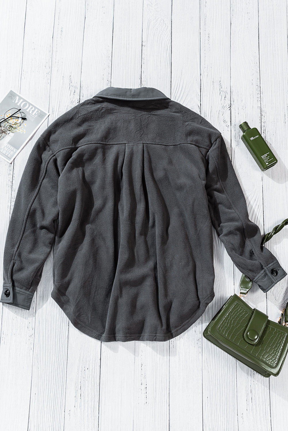 Kuschelige Hemdjacke aus Fleece | Minimalistisch & Gemütlich | Everyday Chic