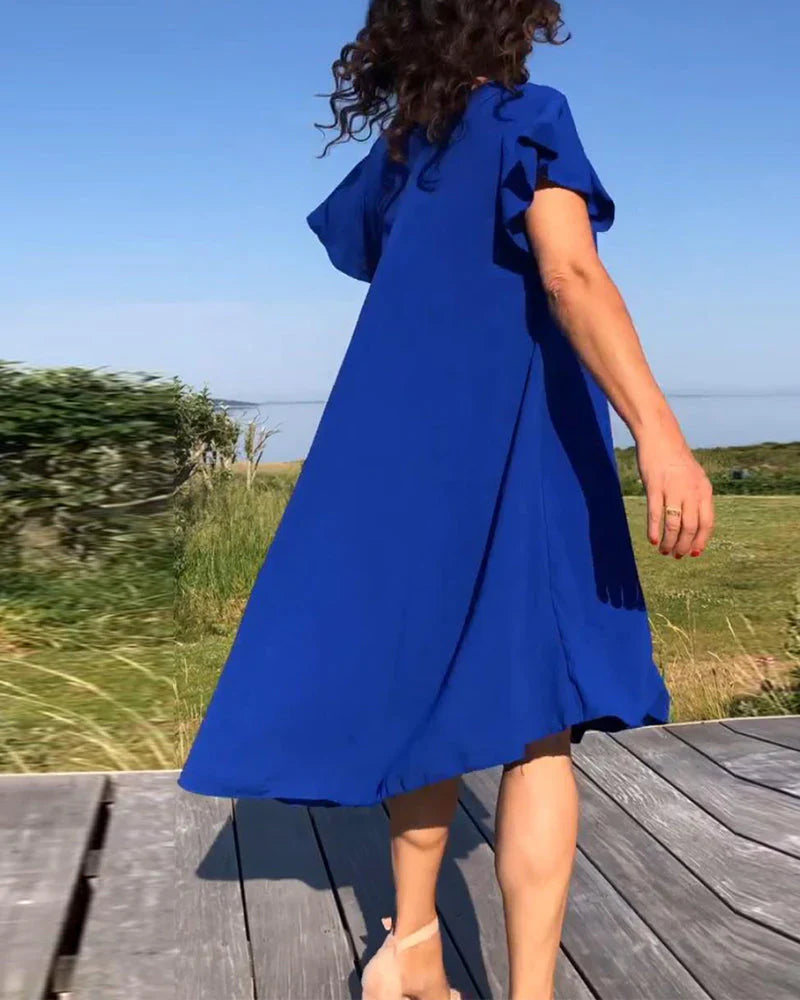 Lucinda – Elegantes Kleid mit Flügelärmeln